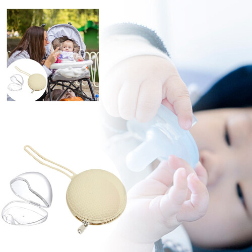 BPA-Free Pacifier Holder Case Silicone Pouch 1 Pack 1
