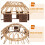 Rattan Pendant Light Ceiling Lamp Decoration 8