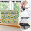Sewing Machine Cover Soft Stain-Resistant with Pocket 6