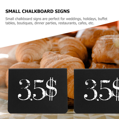 Mini Double-Sided Chalkboard Memo Boards 12 pcs 2