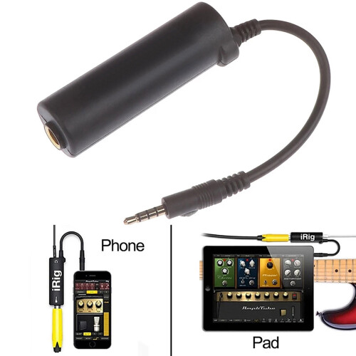Guitar iRig Converter Replacement for Phone Tuner Black ABS 1