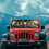Beagle Sunshade for Jeep Windshield UV Heat Protection 3