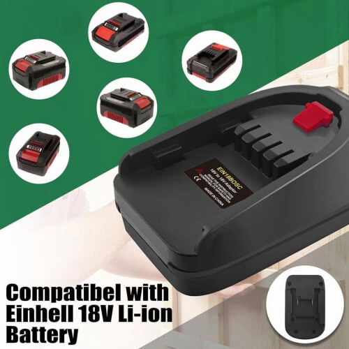 Adapter for Einhell 18V Li-ion Battery to Bosch 18V PBA 2