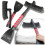 Snow Brush with Ice Scraper 3-in-1 Pivoting Head 2