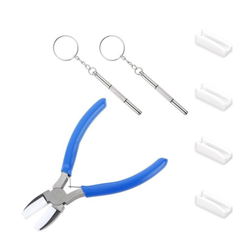 Jewelry Making Pliers Flat Tip with Slip-Resistant Rubber 2