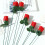 Artificial Red Roses Home Wedding Decor 30PCS 4