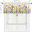Spring Tulip Lavender Kitchen Curtain Valance 54x18 Rod 2