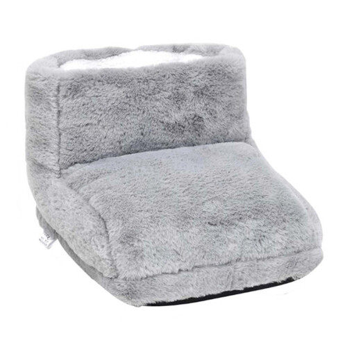 USB Rechargeable Heated Foot Warmer Plush Ankle Boot Insert 1