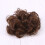 Curly Hair Piece Messy Bun Scrunchie Brown 1 Set 3