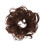 Curly Hair Piece Messy Bun Scrunchie Brown 1 Set 4