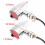 Motorcycle LED Retro Turn Signals Red 1 Pair 12V 4