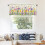 Spring Tulip Lavender Kitchen Curtain Valance 54x18 Rod 5