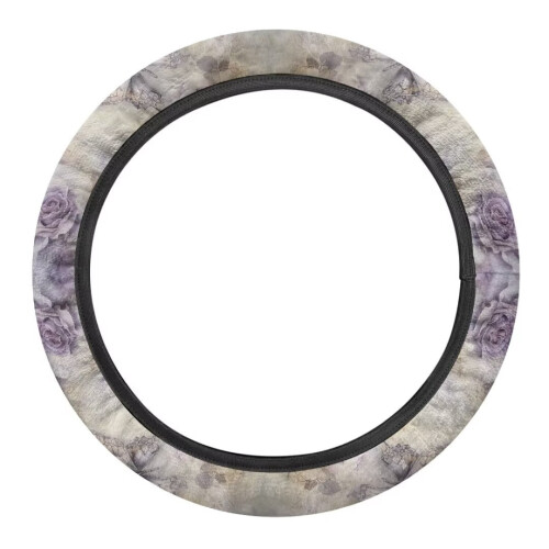 Κάλυμμα τιμονιού με εκτύπωση Marble Rose 15 ιντσών 2