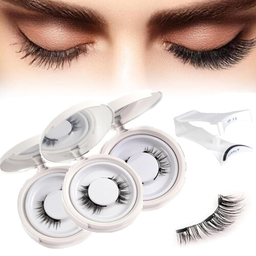 Meylora Magnetic Lashes with Applicator Reusable Natural