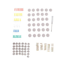 60Pcs Car Ceiling Cloth Fixing Screw Car Roof Fixed Buckle Snap Rivets Retainer Automotive Headliner Repair Button Gray