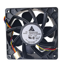 QFR1212GHE 6000RPM PWM Speed Control Fan 120X120X38mm 4 Wire 12V 2.7A for Bitmain S7 S9 S11 S15 T9 T17 Miner