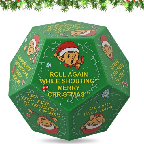 Christmas Gift Exchange Dice Game 4 Inch