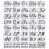 Alphabet Stencils 8.3 inch 40 count 1