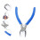 Jewelry Making Pliers Flat Tip with Slip-Resistant Rubber 6