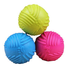 Pet Ball Toy Rubber Dog Cat Chew Fetch Toy
