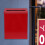 Retro Wall-Mounted Mailbox Vintage Iron Red 4