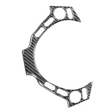For GTR R35 2009-2015 Carbon Fiber Steering Wheel Button Cover Trim Decoration Frame Interior Accessories