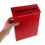 Retro Wall-Mounted Mailbox Vintage Iron Red 5