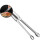 Stainless Steel Grill Tongs with Serrated Tips and Locking 1