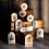 Halloween Tags Kraft Paper 50 Pcs with String 5