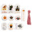 Halloween Tags Kraft Paper 50 Pcs with String 7