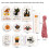 Halloween Tags Kraft Paper 50 Pcs with String 8