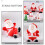Christmas Snow Globe Miniatures Set 6 Pieces 3