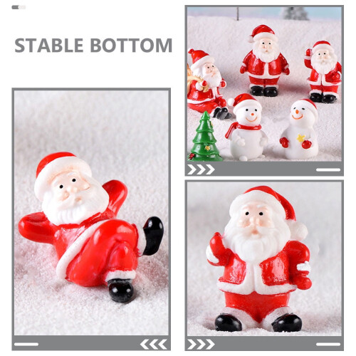 Christmas Snow Globe Miniatures Set 6 Pieces 2