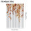 Fall Leaves Kitchen Curtains Orange Eucalyptus Tier 2-Pack 5