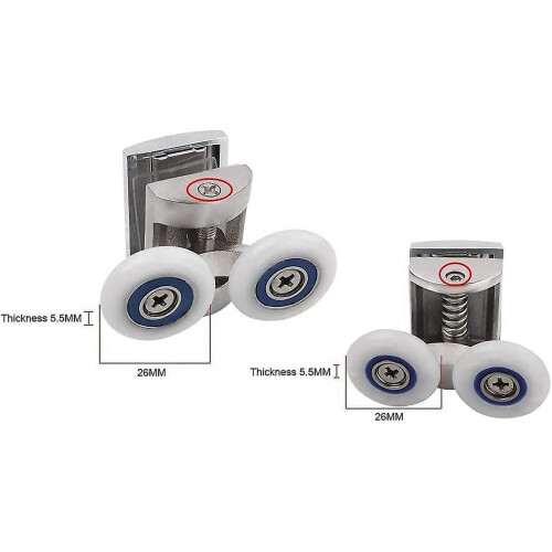 Shower Door Roller Set 4 Pieces 1