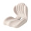 L-Shaped Car Seat Cushion Memory Foam Beige 4