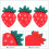 Strawberry Table Decorations Red Resin 30 Pieces 7