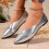 Women's Soft Leather Mary Jane Flats Square Toe Comfortable 7