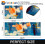 Turquoise Teal Abstract Kitchen Rug Set Blue Orange Runner 3