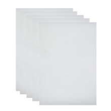 OUNONA Shrink Paper Printable Kit PVC 5 pcs 21x29 cm white