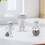 Astronaut Figurines Cake Topper Set 3 Pieces 7