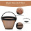 Reusable Cone Coffee Filter #4 for Ninja Coffee Maker 2 Pack 4