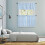 Easter Kitchen Curtains Set Blue White Buffalo Plaid 3-Piece 6