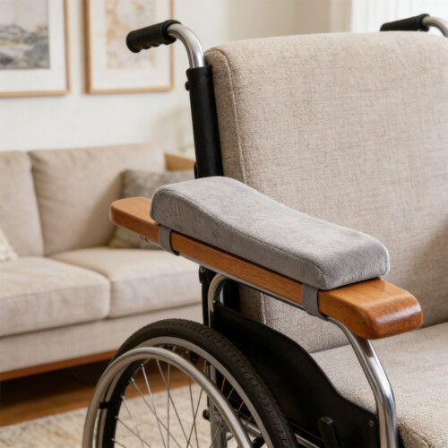Wheelchair Armrest Covers Soft Memory Foam 2 Pack 1