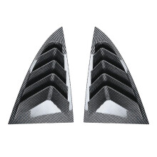 For Model 3 Highland 2024+ Rear Side Window Louvers Air Vent Scoop Shades Cover Blinds Spoiler Carbon Fiber