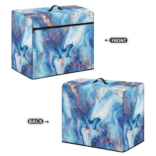 Sewing Machine Dust Cover Marble Stripes Soft Easy-Clean 1