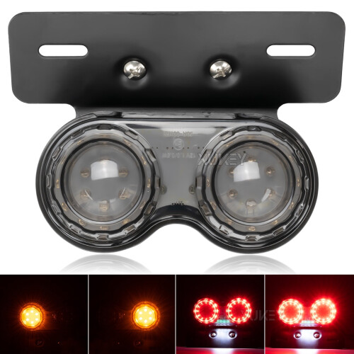 LED Motorcycle License Plate Light Universal