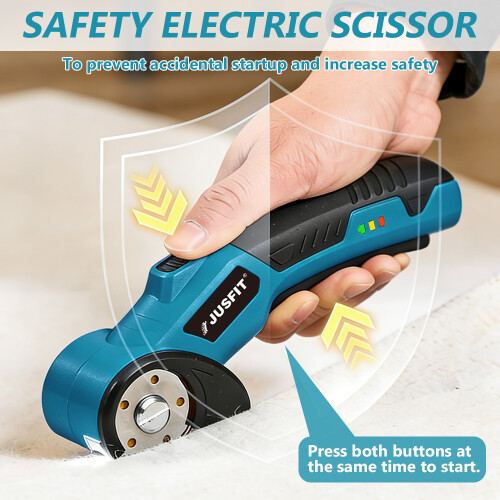 Cordless Electric Scissors Rechargeable 2000Mah with Safety Lock 2