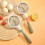 Stainless Steel Mesh Strainer with Silicone Handle 2PCS 5