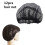 Hairnets Polyester Black Full Cover 12 Pcs 2